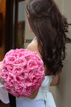 Dark Pink Garden Rose Bouquet
