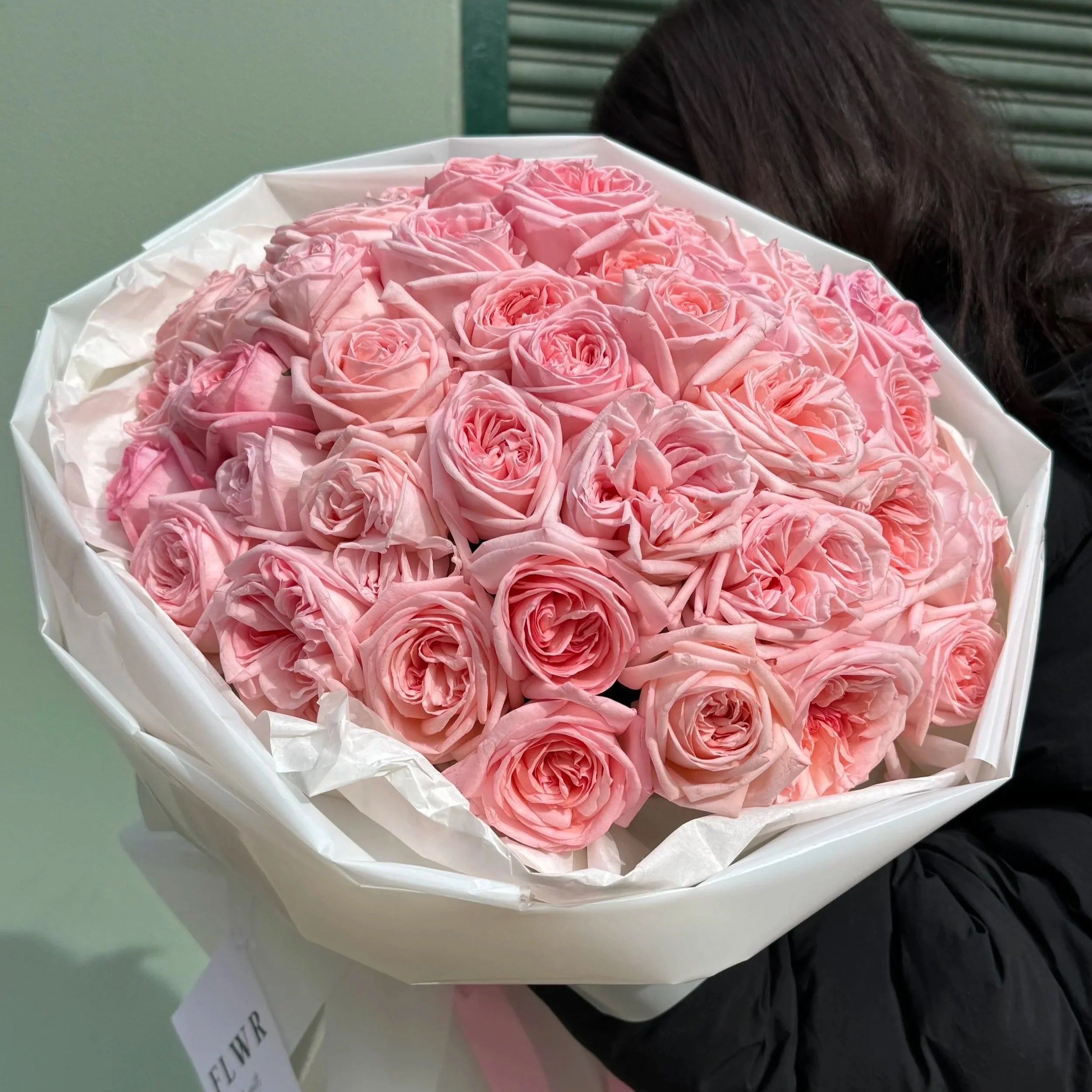 Pink Garden Rose Bouquet