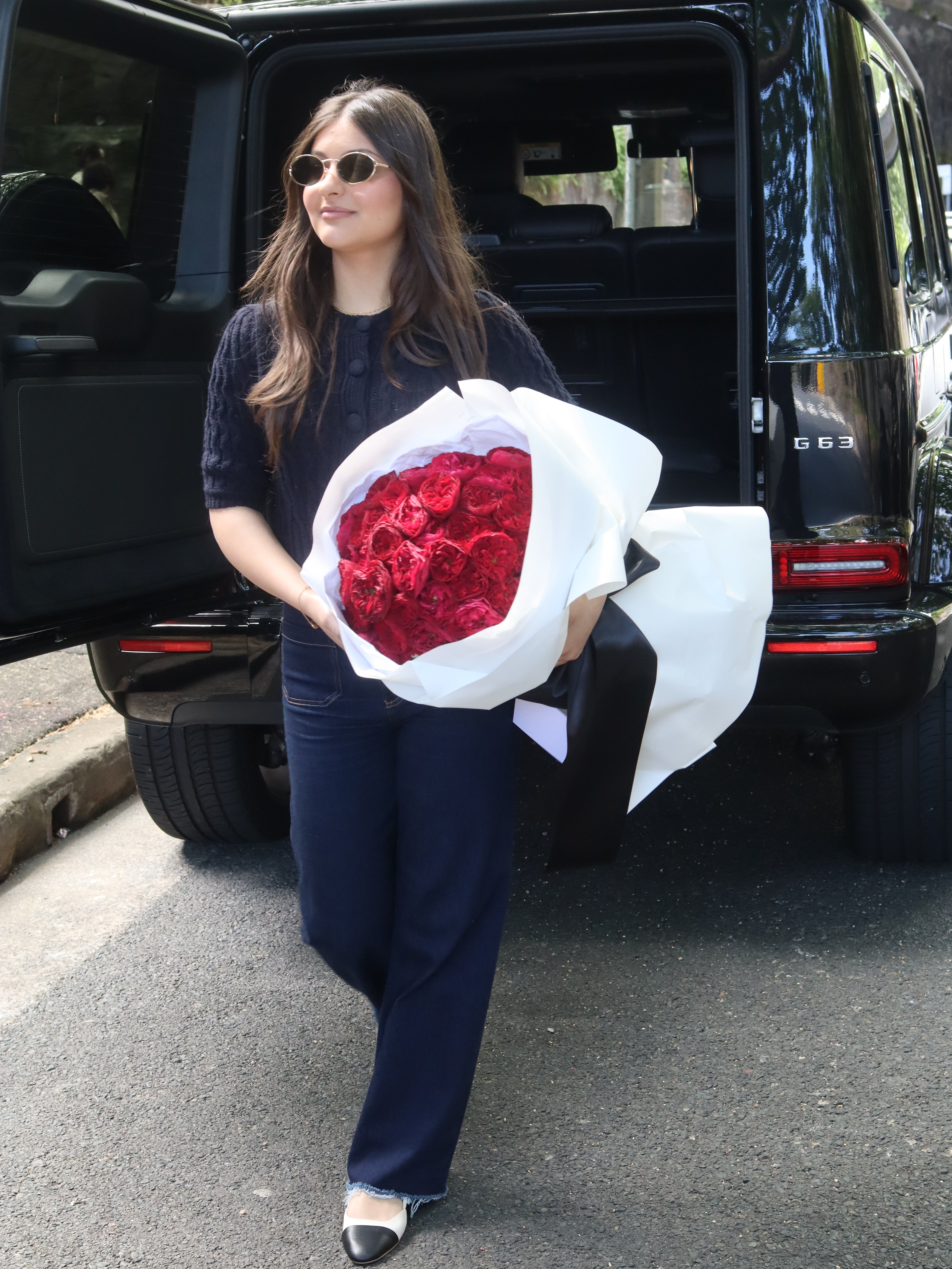 Red Garden Rose Bouquet