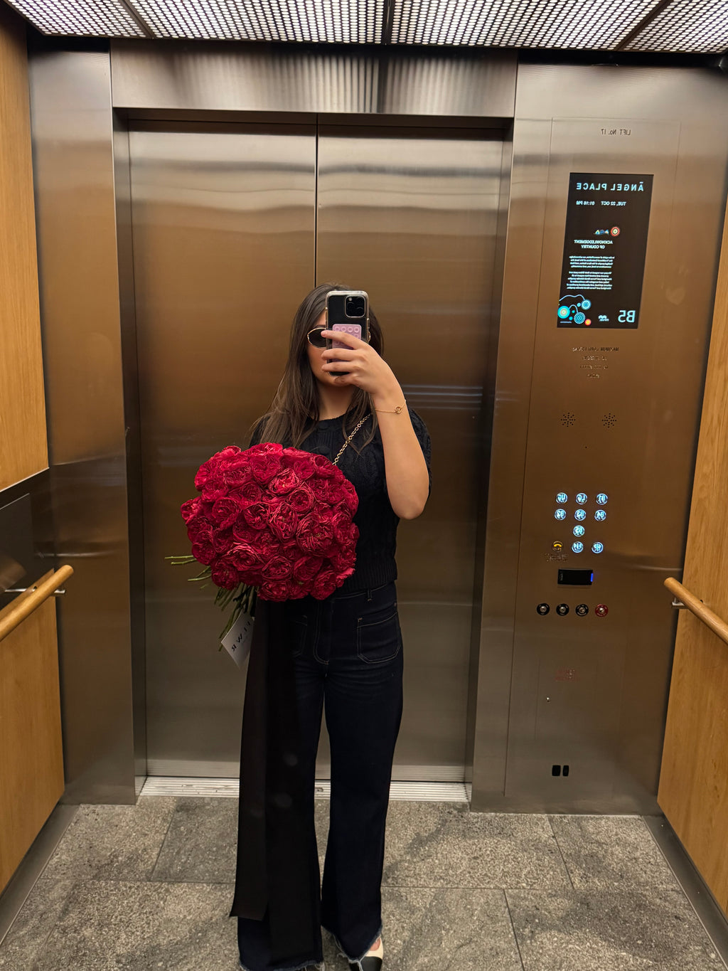 Red Garden Rose Bouquet