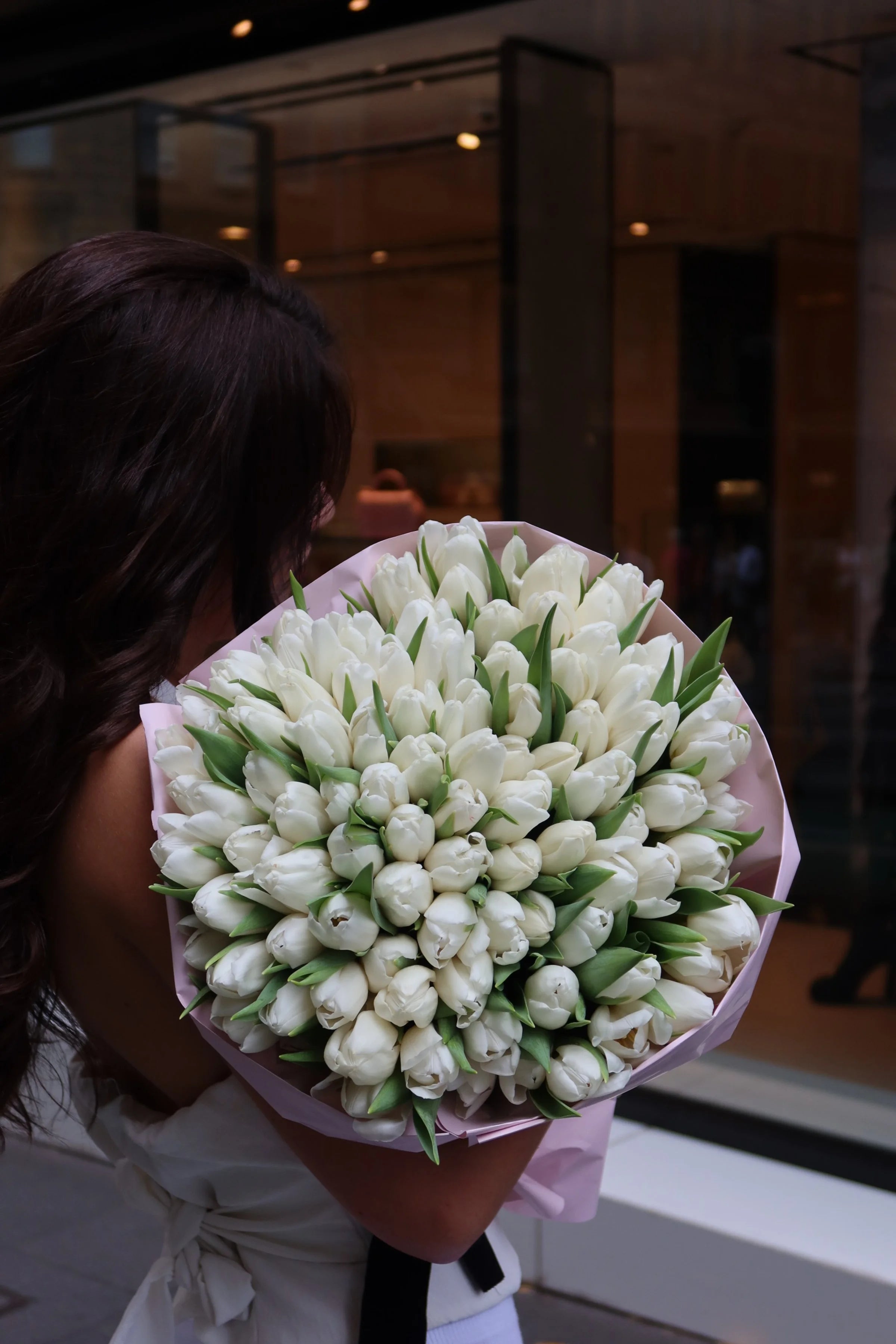White Tulip Bouquet